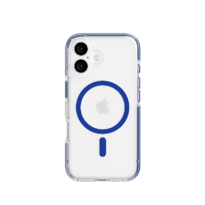 כיסוי Tech21 EvoCrystal MagSafe ל -iPhone 16 - כחול